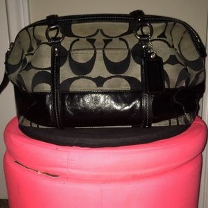 Black & Grey coach purse